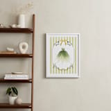 "Disney Princess Tiana Dress-Up" - Art Print in Green by Kamala Nahas - In a Room