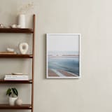 "The distant horizon" - Art Print in Frozen blue by Lucia Coppola - In a Room