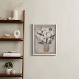 "The Gardenia" - Art Print in Creamy Buff by Jacquelyn Sloane Siklos - In a Room