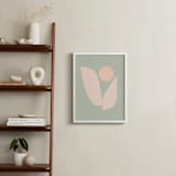 "Flower" - Art Print in Seafoam by Beth Vassalo - In a Room