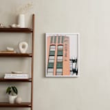 "7th Street Hotel" - Art Print in peach by Baumbirdy - In a Room
