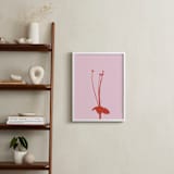 "Flower II" - Art Print in Blush by letterfix - In a Room
