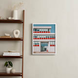 "strolling" - Art Print in Mid Century Rust by Alicia Abla - In a Room