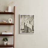 "Casine" - Art Print in Antique Beige by M.E.Segantini - In a Room