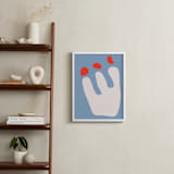 "Summer in Bloom" - Art Print in Meadow Blue by Kisco Print Shop - In a Room