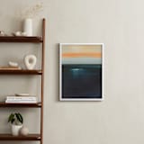 "Vestige" - Art Print in Marine Blue by Mya Bessette - In a Room