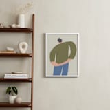 "Stretch 2" - Art Print in Olive by Elliot Stokes - In a Room