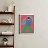 "Stretch 3" - Art Print in Denim by Elliot Stokes - In a Room