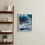 "Rolling Out I" - Art Print in Ultramarine by Carole Crohan - CaroleeXpressions - In a Room