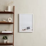 "High Country Home" - Art Print in Snow by Jamie Lollback - In a Room