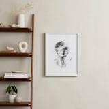 "Whirlwind" - Art Print in Black & White by Jess Blazejewski - In a Room