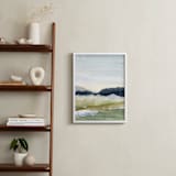 "Sapphire Ridge 2" - Art Print in Deep Blue by Lara Eckerman - In a Room