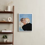 "Recharge" - Art Print in Blue by Mary Ketch - In a Room