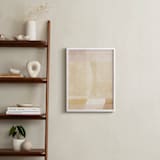 "Shades of neutral." - Art Print in calming beige by Dawn Smith - In a Room