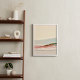 "Marine Layer" - Art Print in Cream by Caryn Owen - In a Room