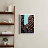 "Linjer in Color" - Art Print in Steel by Kate Baird - In a Room