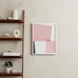 "Settling 2" - Art Print in Blush by Francesca Iannaccone - In a Room