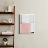 "Settling 1" - Art Print in Blush by Francesca Iannaccone - In a Room
