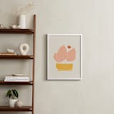 "Nana" - Art Print in Coral by Alex Roda - In a Room