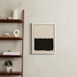 "Good Morning. Good Night." - Art Print in Tan by Dawn Smith - In a Room