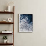 "Ocean's Brushstrokes 2" - Art Print in Deep Sea by Tania Medeiros - In a Room