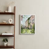 "French Country Cottage" - Art Print in Countryside by Kitty Mitchell - In a Room