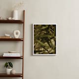 "Bamboo Breeze" - Art Print in Bamboo Green by Katie Buckman - In a Room