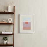 "Pastel Shade" - Art Print in Cloud by Baumbirdy - In a Room