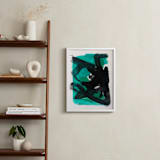 "Change Mind" - Art Print in emerald green by Nell Waters Bernegger - In a Room