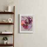 "Pair of Orchids" - Art Print in Mauve by Karen Kardatzke - In a Room