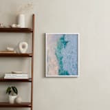 "Mystic Moments" - Art Print in Turquoise Green by Sea and Sky - In a Room