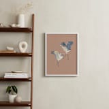 "Crane dance" - Art Print in Sierra dusk by Nina Leth - In a Room