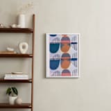 "Boho Screenprint I" - Art Print in Grape by Jenna Skead - In a Room
