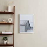 "Nordic Frost" - Art Print in Nordic Blue by Lisa Sundin - In a Room