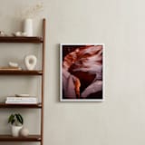 "Sandstone and Light" - Art Print in Terracotta by Eric Clegg - In a Room