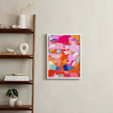 "Orange Rush" - Art Print in orange by Lisa McLean - In a Room