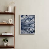 "Giants From Above" - Art Print in Frost Blue by Alice Carmen - In a Room