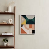 "Mid Century Jungle II" - Art Print in Jade by Maria Alou - In a Room