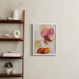"Inventing a Flower" - Art Print in Rose by Karen Kardatzke - In a Room