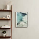 "Blue Monday" - Art Print in Tulum Gulf Aqua by Studio Singhi - In a Room