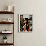 "The Big Picture: Graduation Framed Photo" - Framed Photo in White by Minted - In a Room