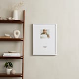 "Stamped Snap: Framed Photo" - Framed Photo in White by Minted - In a Room