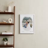 "Artifact: Oval Framed Photo" - Framed Photo in Charcoal by Snow and Ivy - In a Room