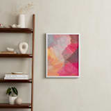 "Valley" - Art Print in Watermelon by Hooray Creative - In a Room