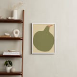 "Big Pear" - Art Print in Earthy Pear Green by Elliot Stokes - In a Room