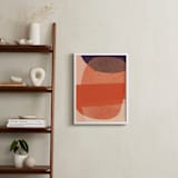 "paper jitter" - Art Print in papaya by Carrie Moradi - In a Room