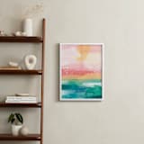 "New Day" - Art Print in Teal by Jess Phoenix - In a Room