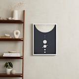 "Planetary Neighbors" - Art Print in Space Grey by GeekInk Design - In a Room