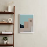 "Urbanscape 02" - Art Print in Desert Pink by Jennifer Morehead - In a Room