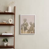 "Pink and Yellow Cactus" - Art Print in Desert Pink by Wilder California - In a Room